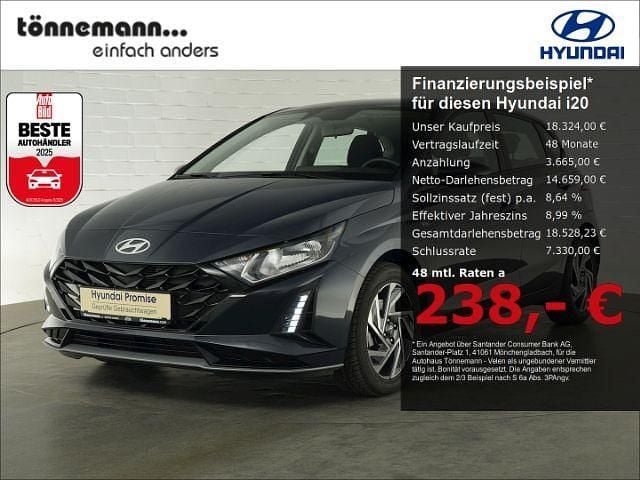 Grau Gebraucht 2024 Hyundai i20 Trend Kleinwagen | 18.324 € (Fairer Preis) - Bild 1/4