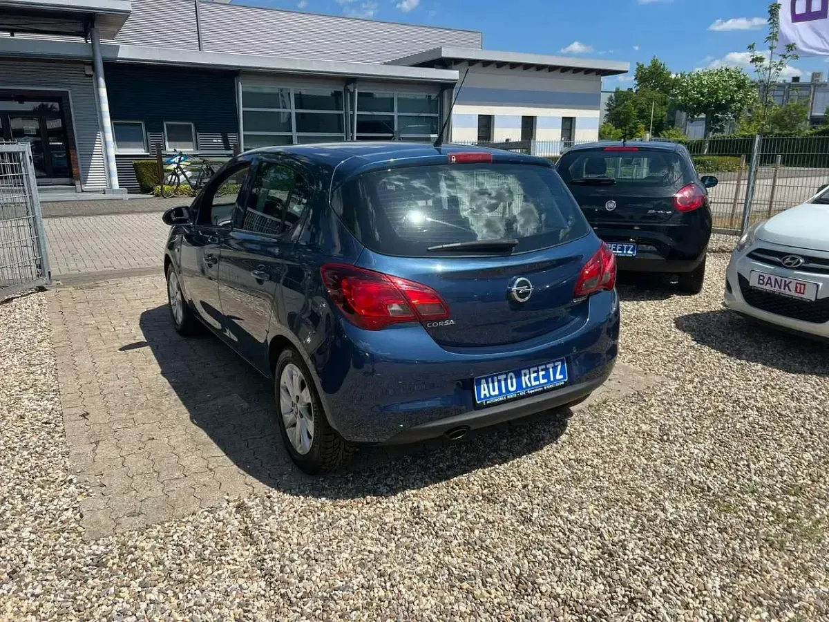Gebraucht Opel Corsa Innovation 101 PS (74 kW) 2015 Nacht blau met Kleinwagen