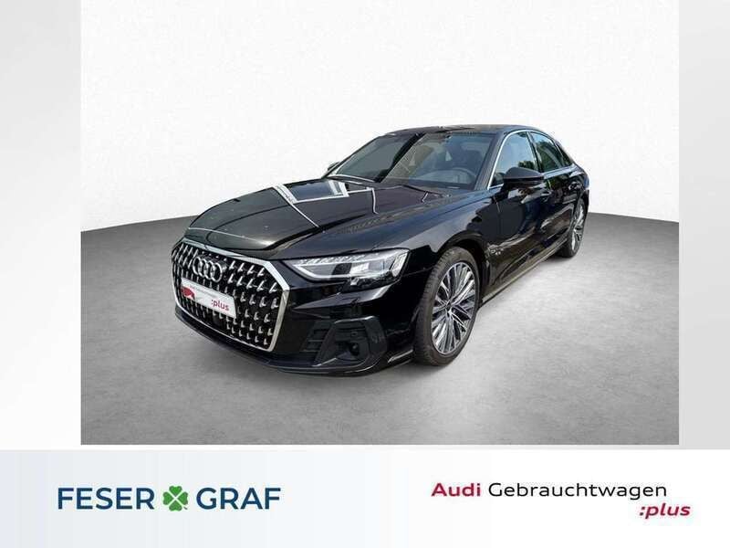 Brillantschwarz Gebraucht 2024 Audi A8 Ambiente Limousine | 75.690 € (Guter Preis) - Bild 1/4