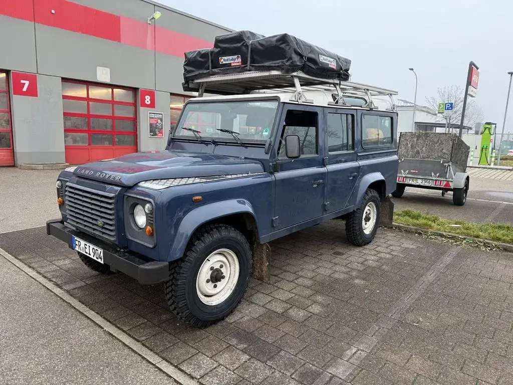 Gebraucht Land Rover Defender 122 PS (89 kW) 2008 Blau SUV