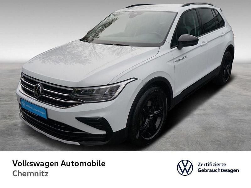 Pure white Gebraucht 2022 VW Tiguan Sportline SUV | 29.450 € (Fairer Preis) - Bild 1/4