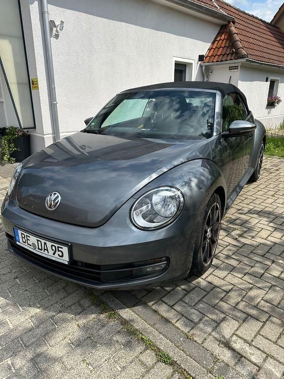 Grau Gebraucht 2014 VW Beetle Exclusive Cabrio | 9.950 € (Superpreis) - Bild 1/4