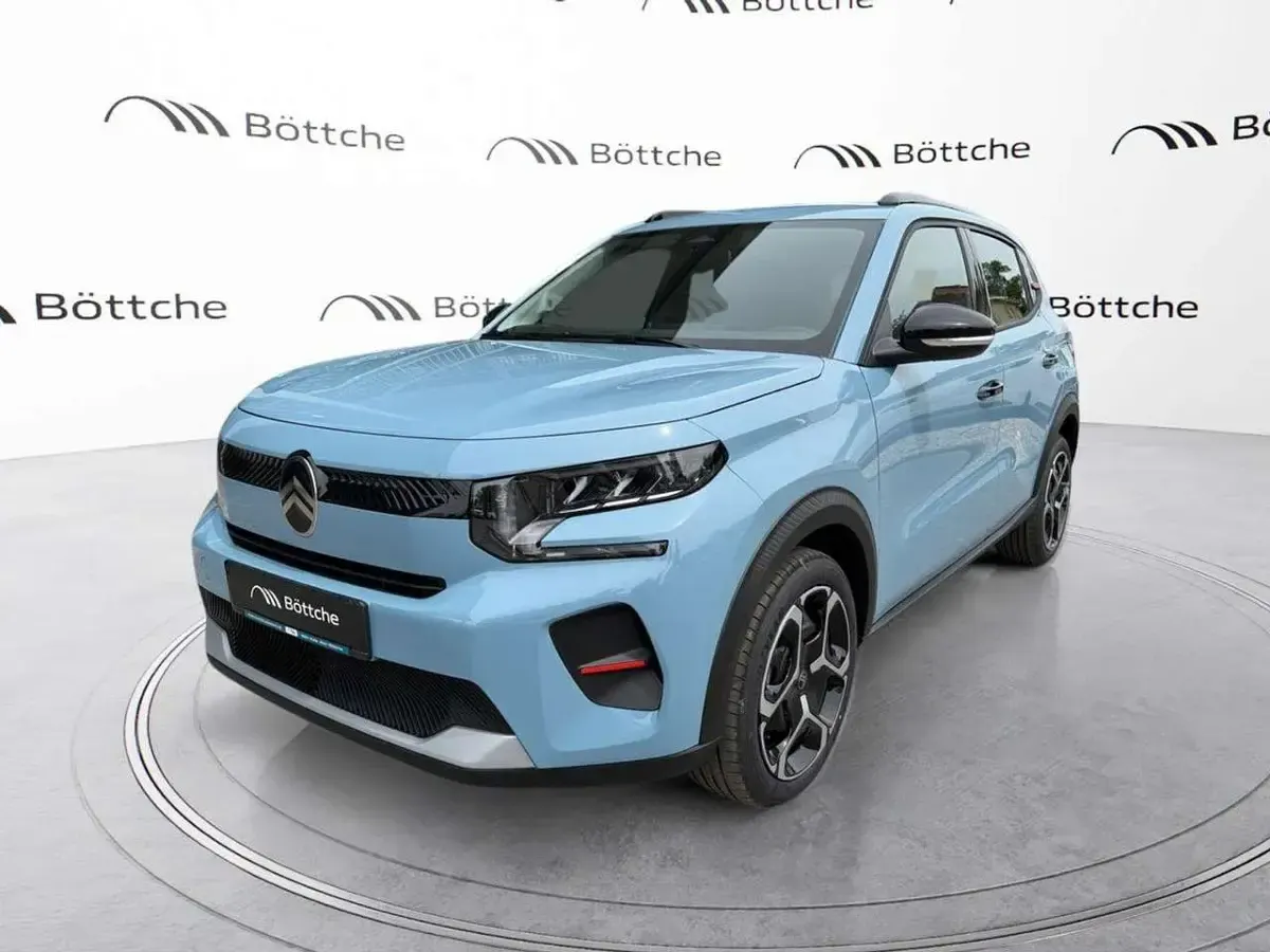 Neu Citroën C3 101 PS (74 kW) 2026 Farbe blau monte carlo/typ spiegel flach standard SUV