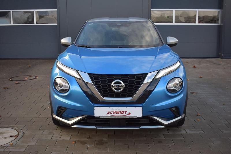 Gebraucht Nissan Juke 114 PS (83 kW) 2022 Vivid blue/dach silver SUV