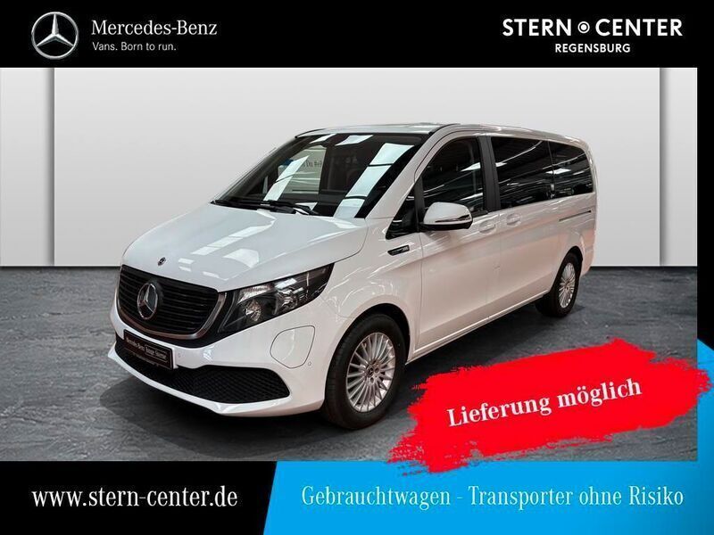 Weiß Gebraucht 2021 Mercedes EQV300 Van / Kleinbus | 37.700 € (Superpreis) - Bild 1/4
