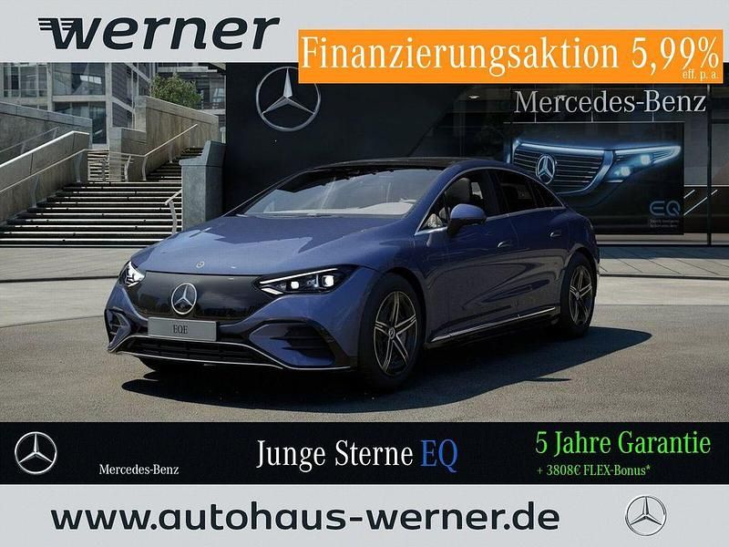 Metalliclack sodalithblau Gebraucht 2025 Mercedes EQE300 AMG Line Premium Limousine | 51.515 € (Teuer) - Bild 1/4