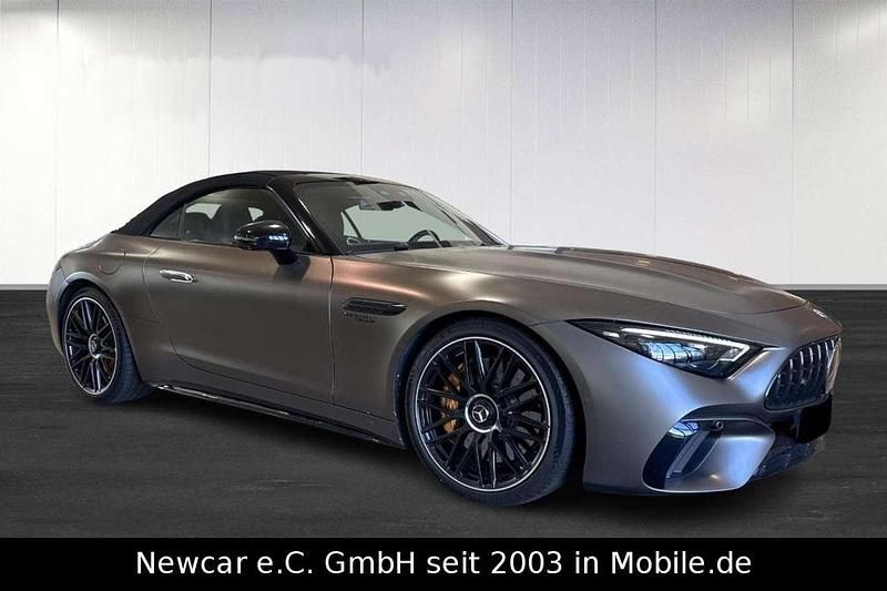 Monzagrau magnolackierung Gebraucht 2022 Mercedes SL63 AMG AMG Cabrio | 148.750 € (Teuer) - Bild 1/4