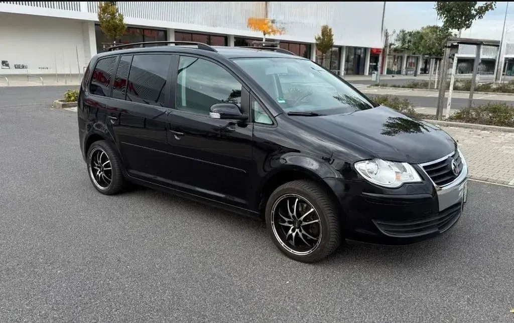 Gebraucht VW Touran 105 PS (77 kW) 2007 Schwarz Van / Kleinbus
