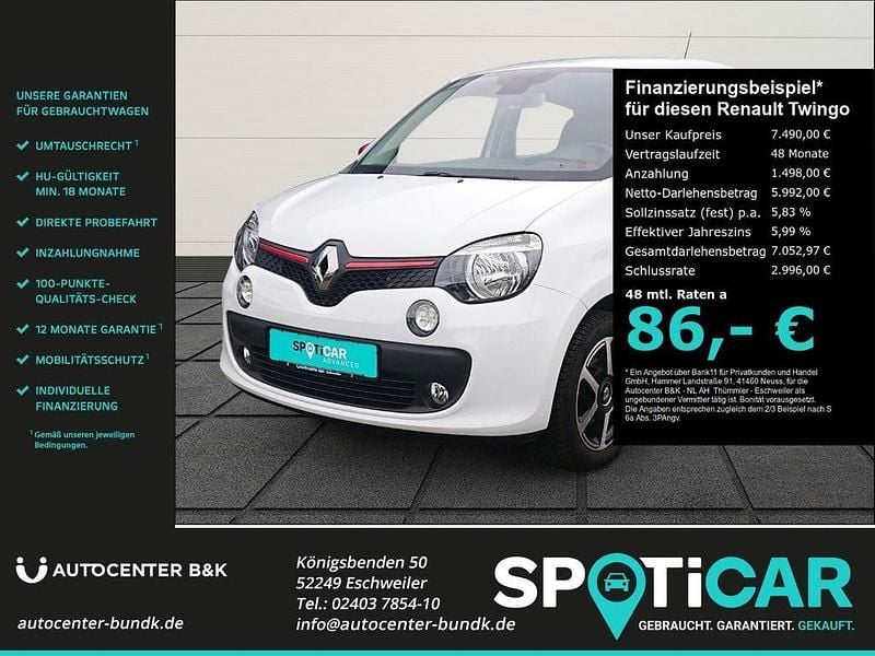 Gebraucht Renault Twingo Luxe 90 PS (66 kW) 2015 Crystal weiss Kleinwagen