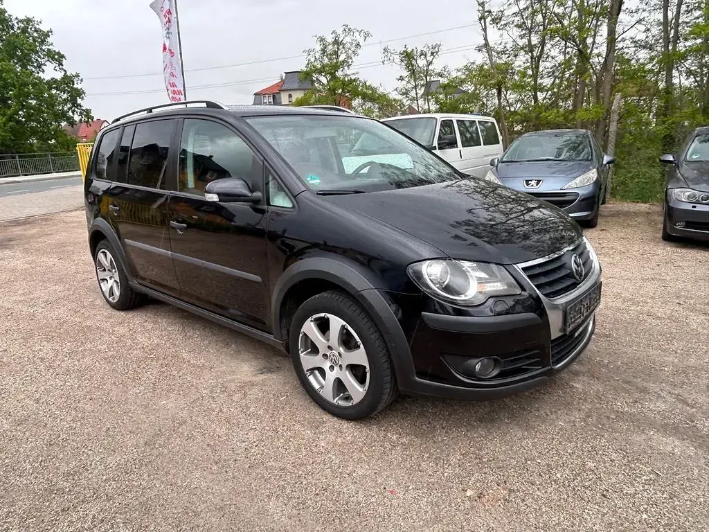 Gebraucht VW Touran Cross 105 PS (77 kW) 2007 Schwarz Van / Kleinbus