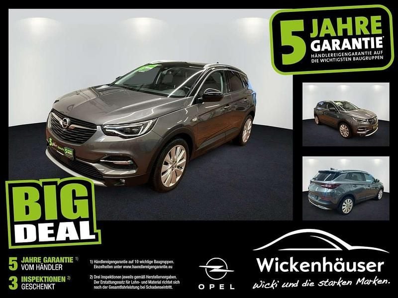 Mondstein grau/e:vulkan grau Gebraucht 2020 Opel Grandland X Ultimate SUV | 20.990 € (Fairer Preis) - Bild 1/4