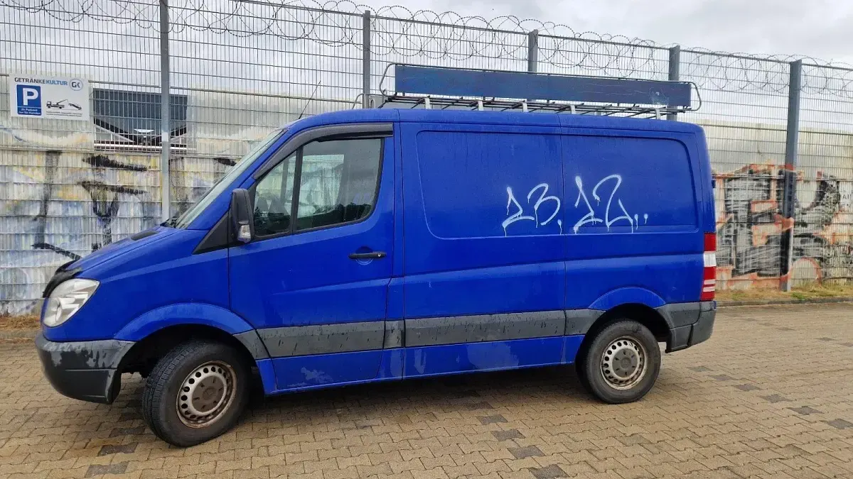 Gebraucht Mercedes Sprinter 95 PS (69 kW) 2009 Blau Van