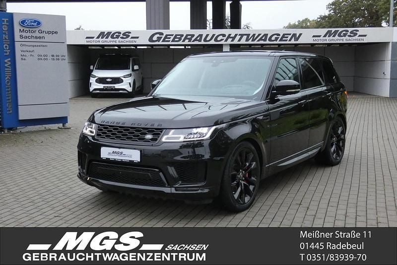 Santorini black Gebraucht 2021 Land Rover Range Rover Sport SUV | 64.900 € - Bild 1/4