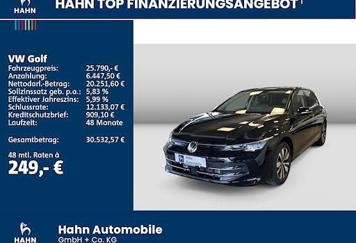 Gebraucht VW Golf VIII Goal 116 PS (85 kW) 2025 Schwarz Limousine