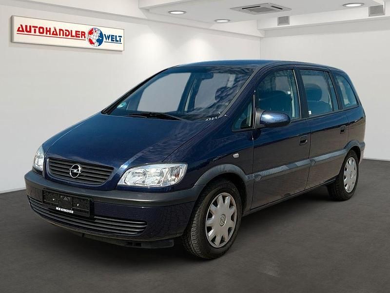 Blau Gebraucht 2000 Opel Zafira Van / Kleinbus | 1.299 € (Superpreis) - Bild 1/3