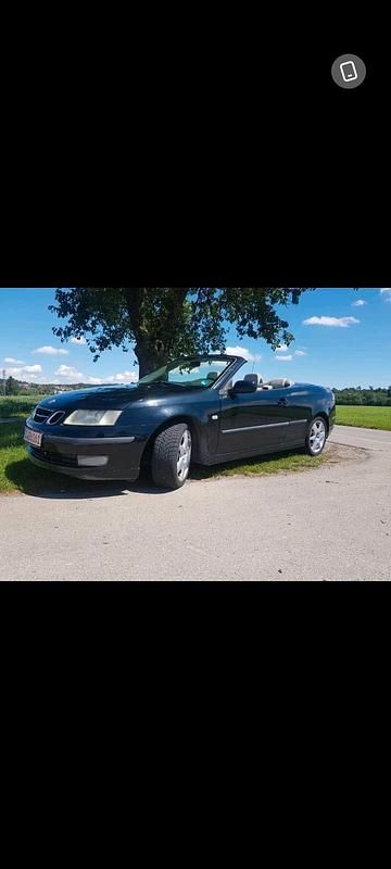 Schwarz Gebraucht 2007 Saab 9-3 Cabriolet Cabrio | 2.900 € (Superpreis) - Bild 1/4