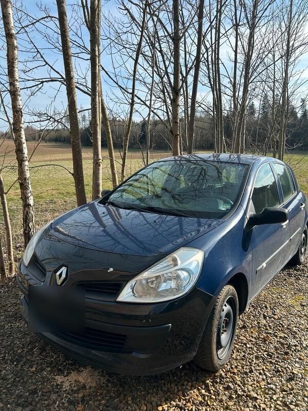 Blau Gebraucht 2009 Renault Clio II Kleinwagen | 550 € (Superpreis) - Bild 1/4