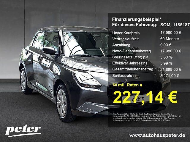 Mineral gray met. Neu 2025 Suzuki Swift Club Limousine | 17.980 € - Bild 1/4
