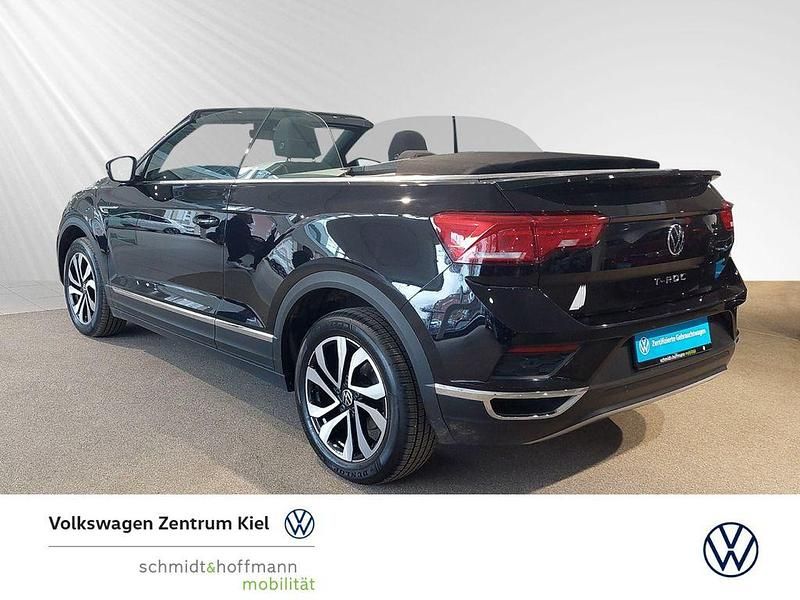 Gebraucht VW T-Roc Cabriolet Active 110 PS (80 kW) 2021 Schwarz Cabrio