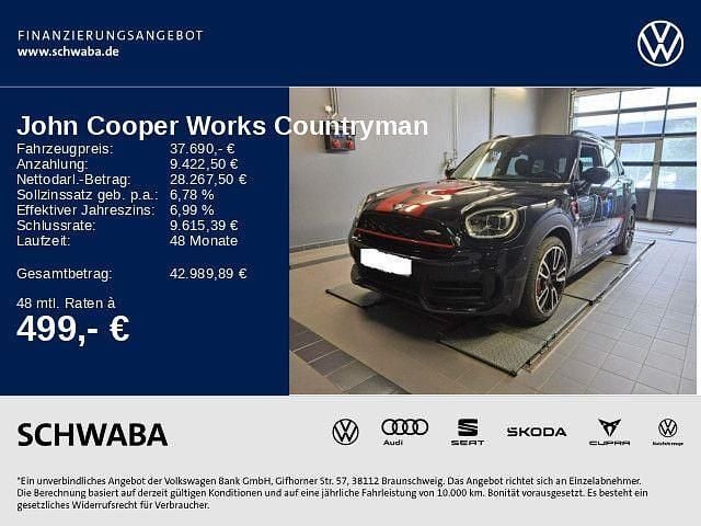 Blau Gebraucht 2023 Mini John Cooper Works Countryman SUV | 37.690 € (Guter Preis) - Bild 1/4