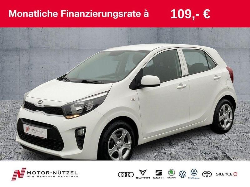 Schneeweiss Gebraucht 2019 Kia Picanto Edition 7 Kleinwagen | 7.960 € (Guter Preis) - Bild 1/4
