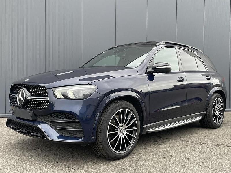 Blau Gebraucht 2022 Mercedes GLE350 AMG line SUV | 44.950 € (Fairer Preis) - Bild 1/4