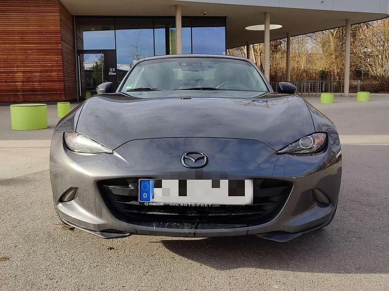 Grau Gebraucht 2017 Mazda MX5 Exclusive-Line Cabrio | 19.900 € (Guter Preis) - Bild 1/4