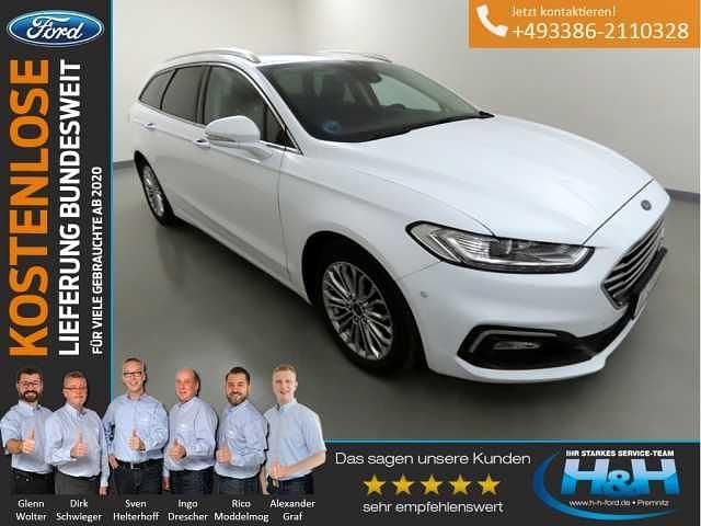 Frostweiß Gebraucht 2020 Ford Mondeo Titanium Kombi | 25.340 € - Bild 1/1