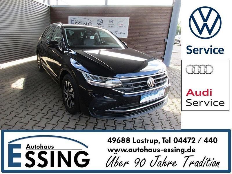 Gebraucht VW Tiguan Active 150 PS (110 kW) 2021 Schwarz SUV
