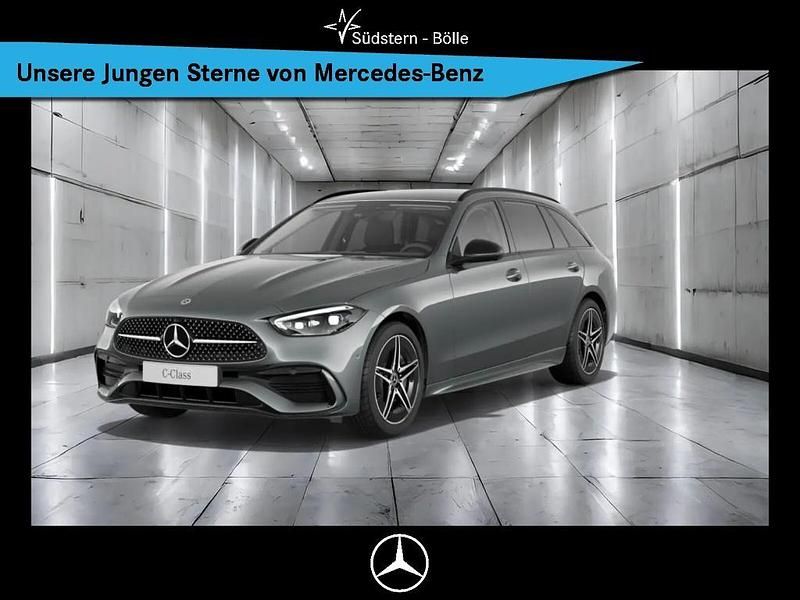 Metalliclack selenitgrau (metallic) Gebraucht 2024 Mercedes C300 AMG Kombi | 43.690 € (Fairer Preis) - Bild 1/4