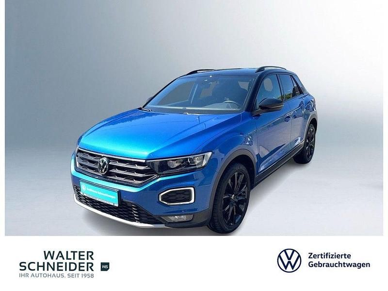 Ravennablau metallic Gebraucht 2021 VW T-Roc Sport SUV | 22.950 € (Fairer Preis) - Bild 1/4