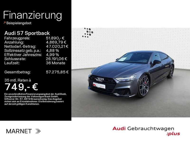 Daytonagrau perleffekt Gebraucht 2021 Audi S7 Kleinwagen | 51.890 € (Fairer Preis) - Bild 1/4