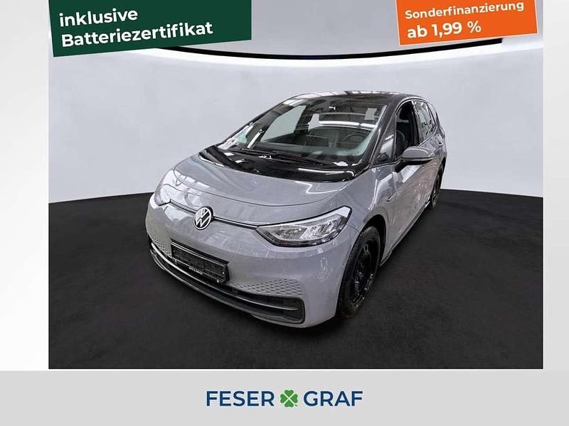 Gebraucht VW ID.3 Pure 110 kW (150 PS) 2021 Mondsteingrau schwarz Kleinwagen