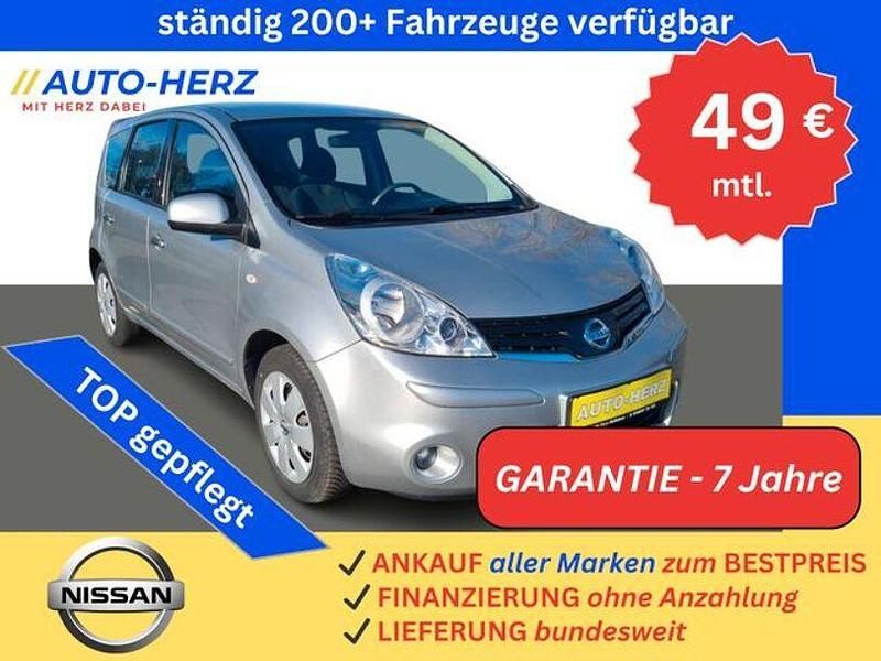 Gebraucht Nissan Note Acenta 88 PS (64 kW) 2012 Silber Kleinwagen