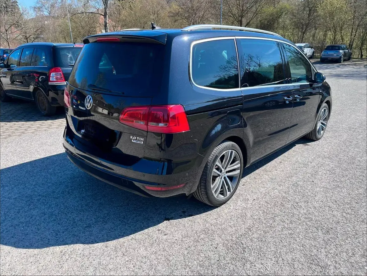 Gebraucht VW Sharan Cup 140 PS (102 kW) 2015 Schwarz Van / Kleinbus