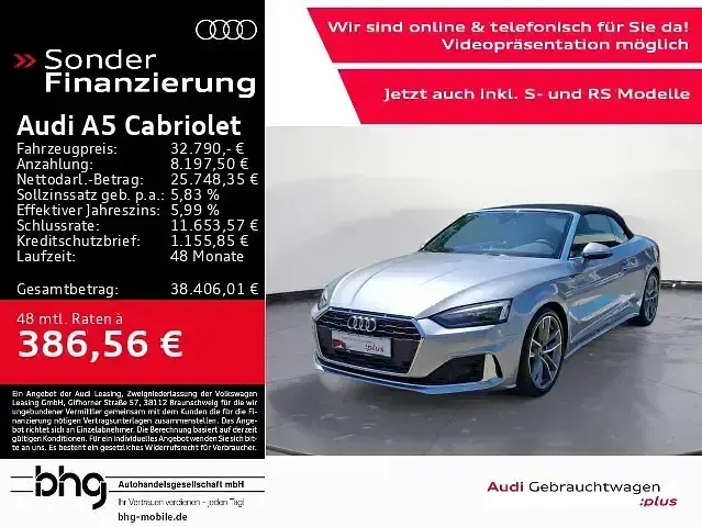Gebraucht Audi A5 Cabriolet Ambiente 163 PS (119 kW) 2022 Cabrio