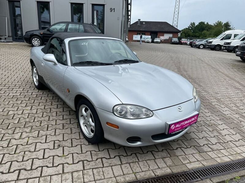 Gebraucht Mazda MX5 145 PS (106 kW) 2001 Silber Cabrio