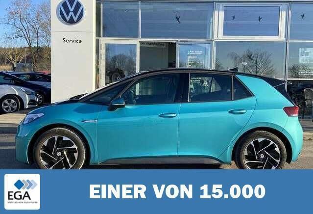 Blau metallic Gebraucht 2021 VW ID.3 Pro Performance Kleinwagen | 23.530 € (Fairer Preis) - Bild 1/4