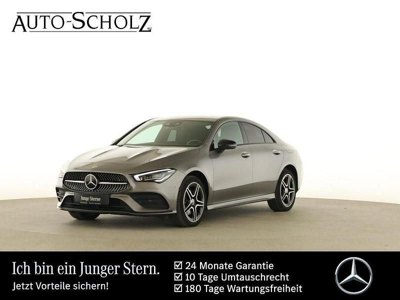 Grau Gebraucht 2022 Mercedes CLA250e AMG Limousine | 33.984 € (Teuer) - Bild 1/4