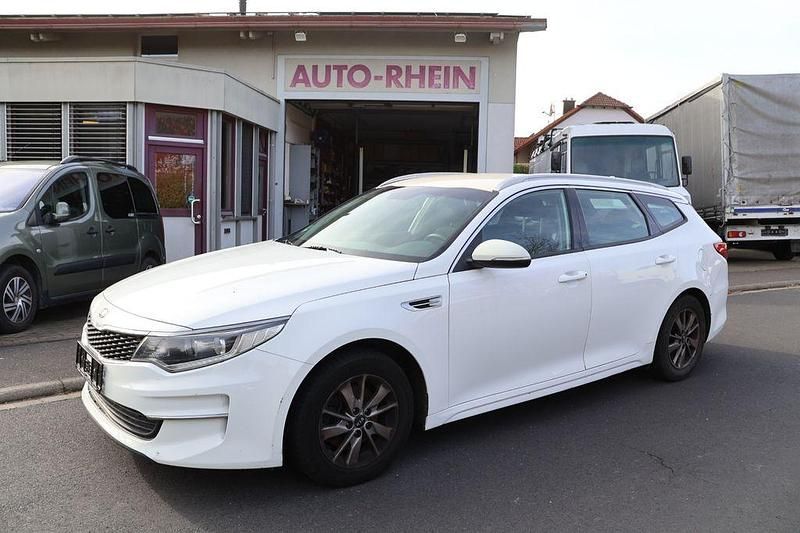 Weiß Gebraucht 2017 Kia Optima Edition 7 Kombi | 6.670 € - Bild 1/4