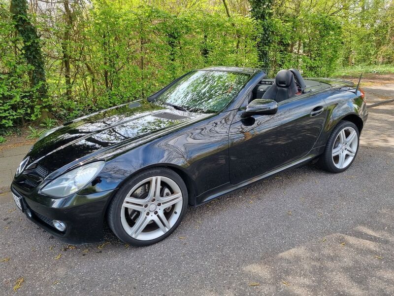 Schwarz Gebraucht 2010 Mercedes SLK200 Cabrio | 7.500 € (Superpreis) - Bild 1/4