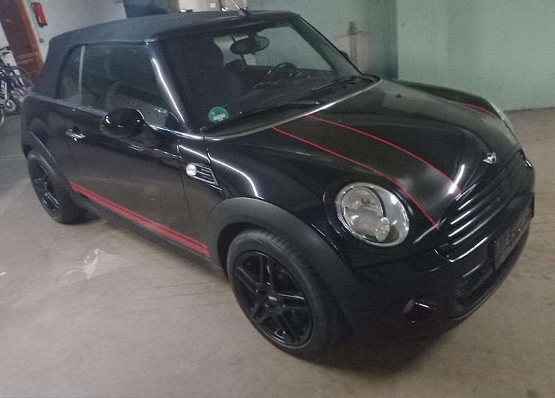 Schwarz Gebraucht 2012 Mini John Cooper Works Cabriolet Cabrio | 4.950 € - Bild 1/4