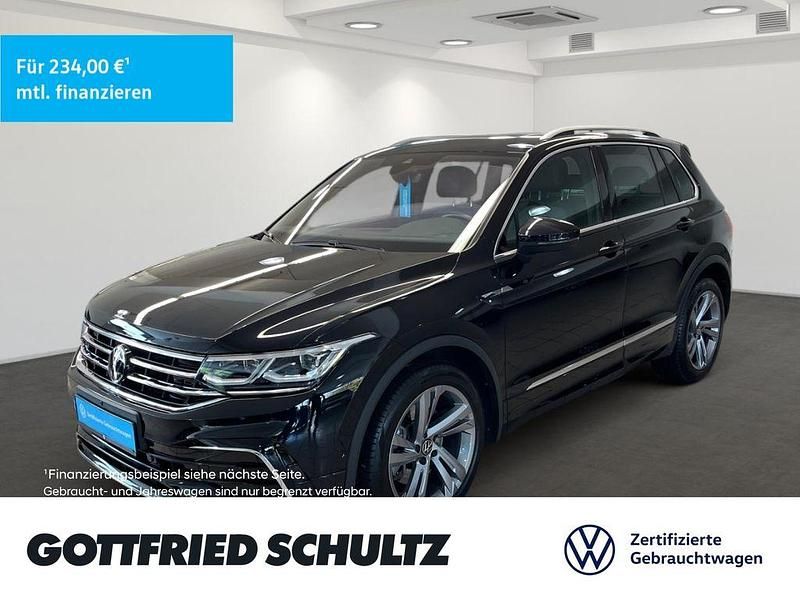 Deep black perleffekt Gebraucht 2022 VW Tiguan R-line SUV | 38.450 € (Fairer Preis) - Bild 1/3
