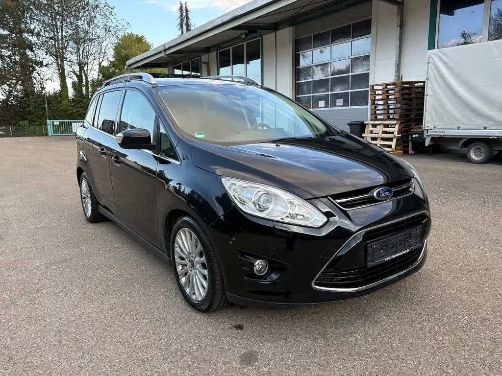 Gebraucht Ford Grand C-Max Titanium 125 PS (91 kW) 2015 Schwarz Van / Kleinbus