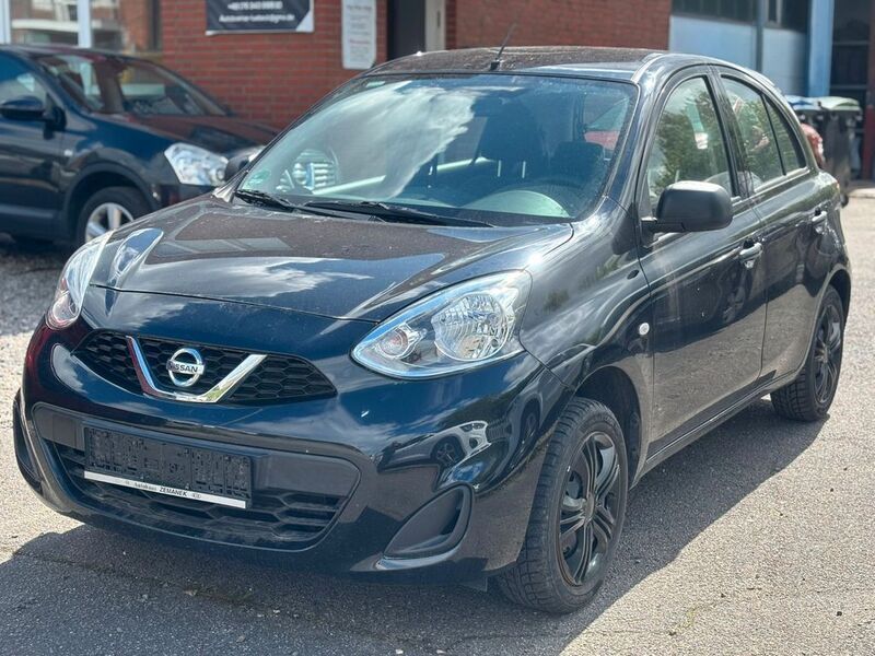 Schwarz Gebraucht 2016 Nissan Micra Visia Kleinwagen | 6.499 € (Fairer Preis) - Bild 1/4