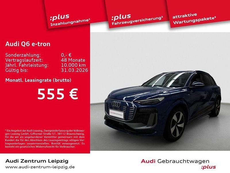 Gebraucht Audi Q6 e-tron Ambiente 284 kW (387 PS) 2024 Ascariblau metallic SUV