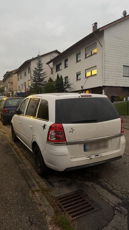 Gebraucht Opel Zafira Eco 115 PS (84 kW) 2007 Weiß Van / Kleinbus
