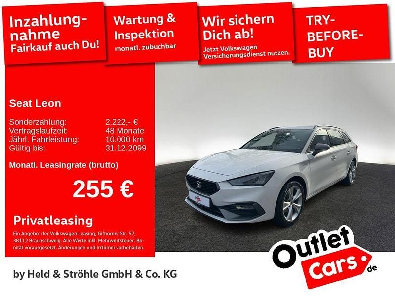 Gebraucht Seat Leon FR 204 PS (150 kW) 2022 Candy weiss Kombi