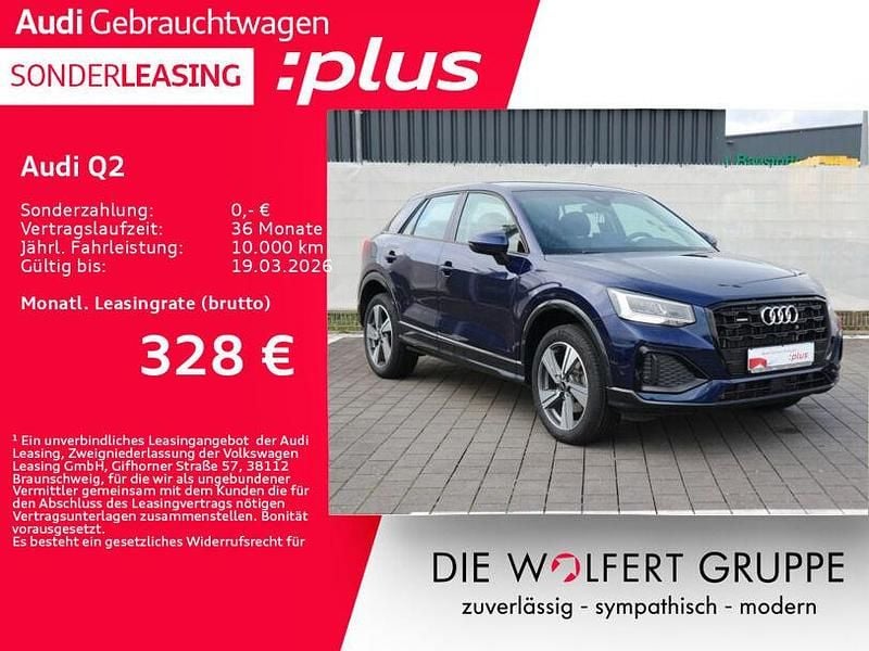 Gebraucht Audi Q2 Advanced Plus 190 PS (139 kW) 2025 Navarrablau metallic SUV