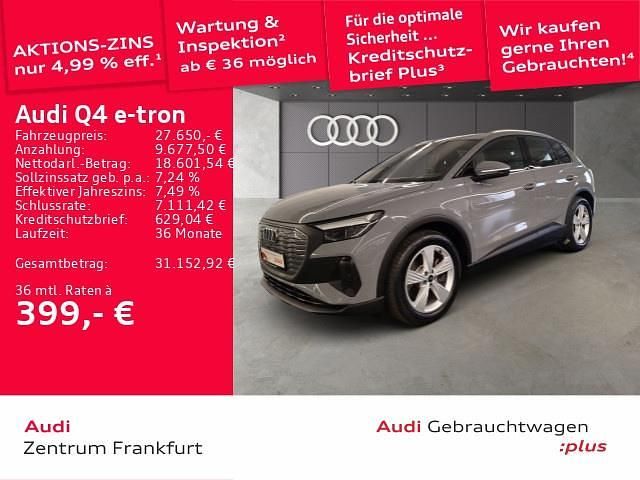 Gebraucht Audi Q4 e-tron Advanced 150 kW (204 PS) 2022 Kieselgrau SUV